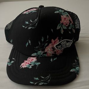 Vans floral baseball cap